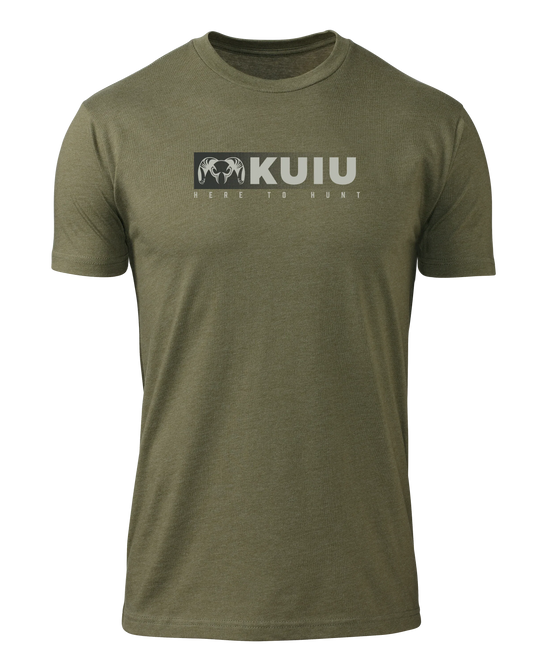 KUIU Here to Hunt Fade T-Shirt | Military Green