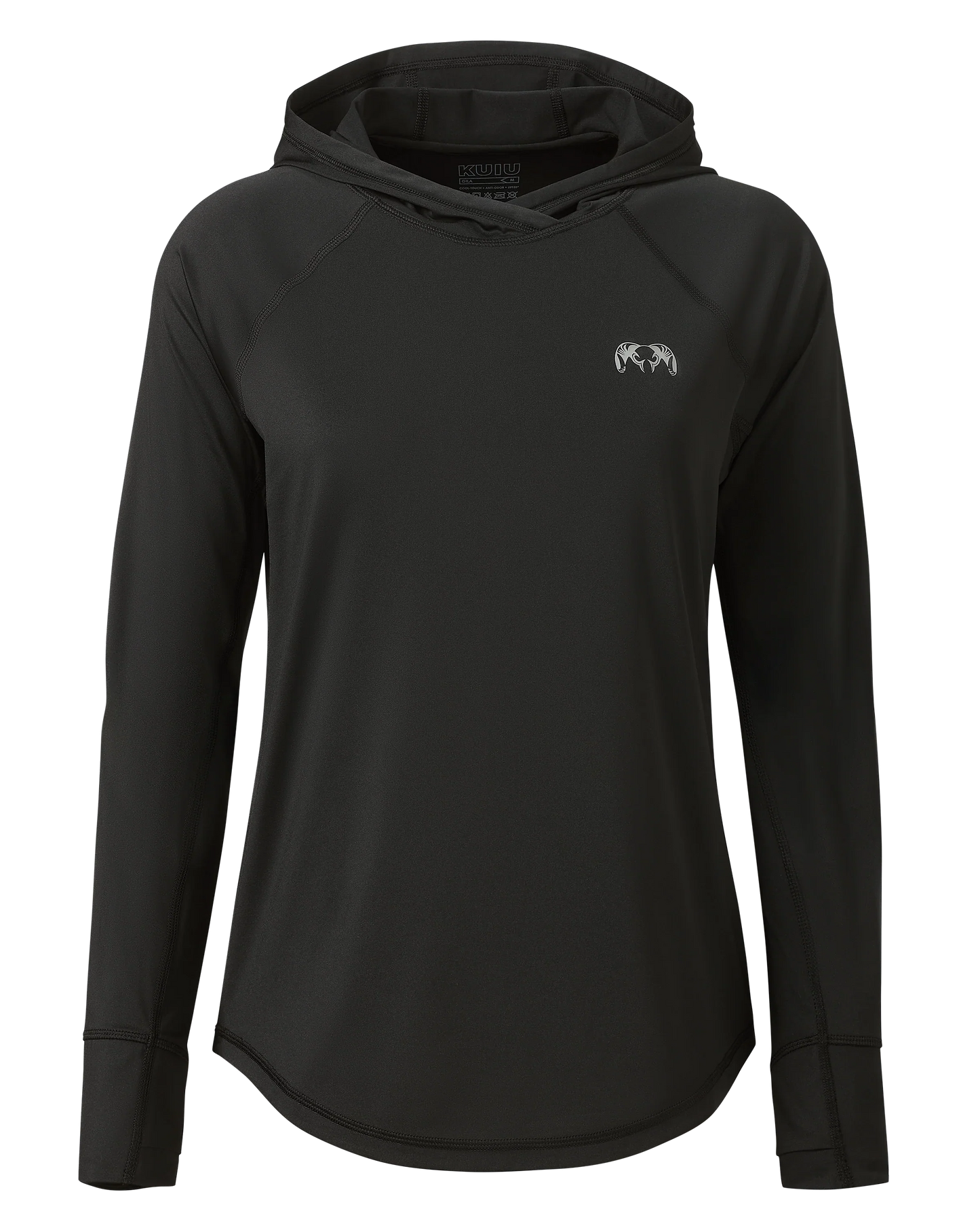 Women's Gila LS Hoodie | Black