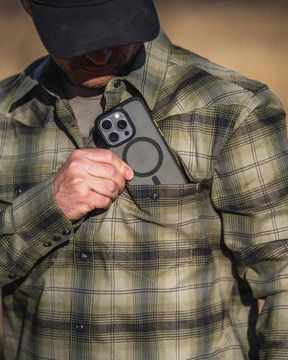 Laredo LS Shirt | Verde Ombre Plaid