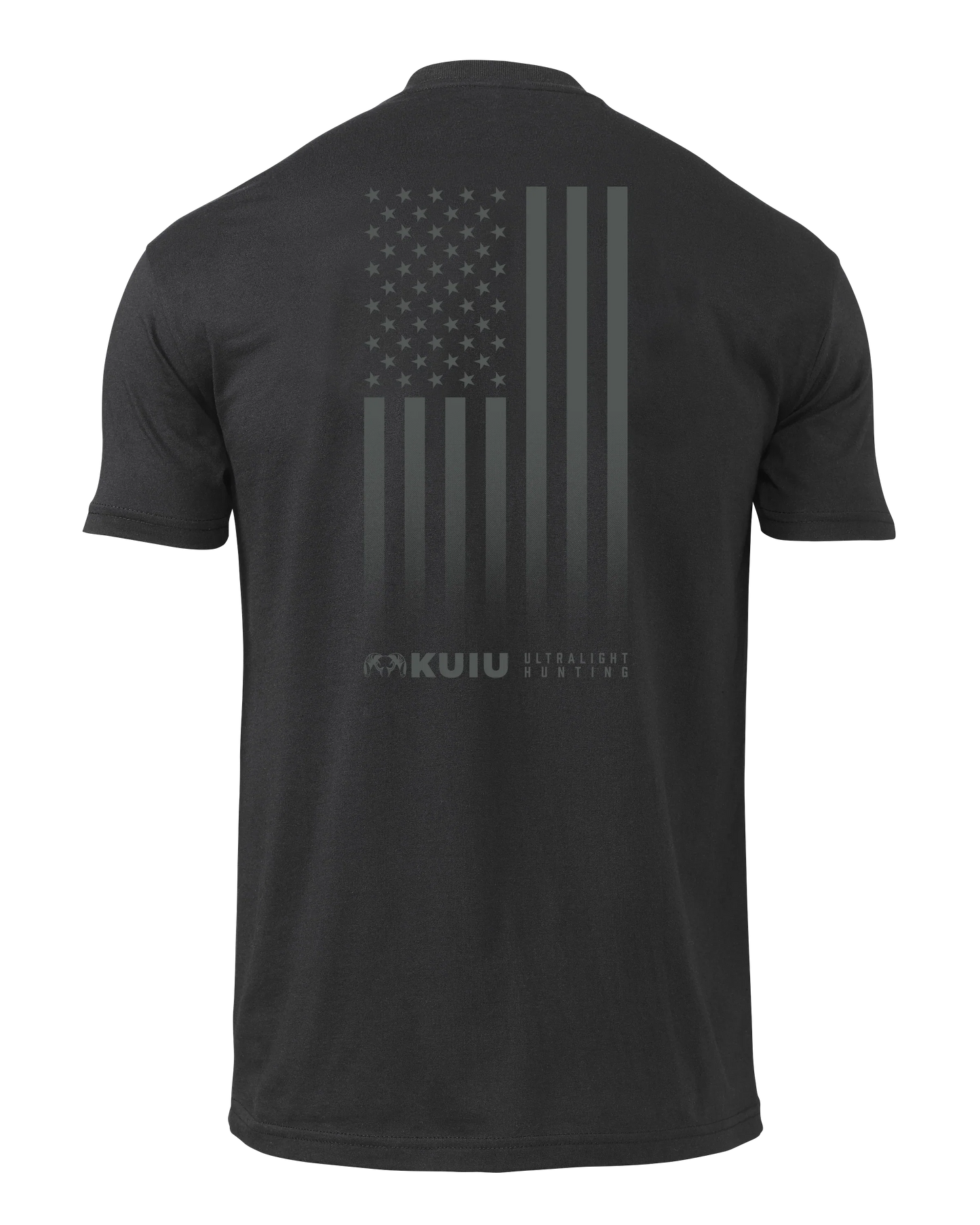 KUIU Vertical Flag Logo T-Shirt | Black