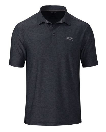 KUIU Performance Polo | Heather Steel Blue