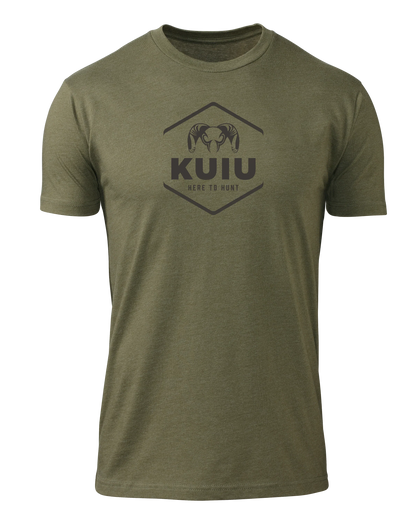 KUIU Stacked Here to Hunt T-Shirt | Military Green