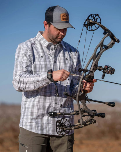 Borrego LS Shirt | Granite Plaid