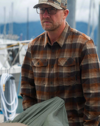 Field Flannel Shirt | Shadow Blockline
