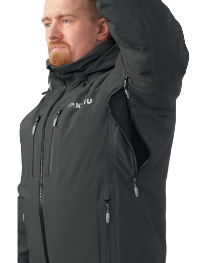 KUIU Kutana Gale Force Hooded Jacket | Gunmetal