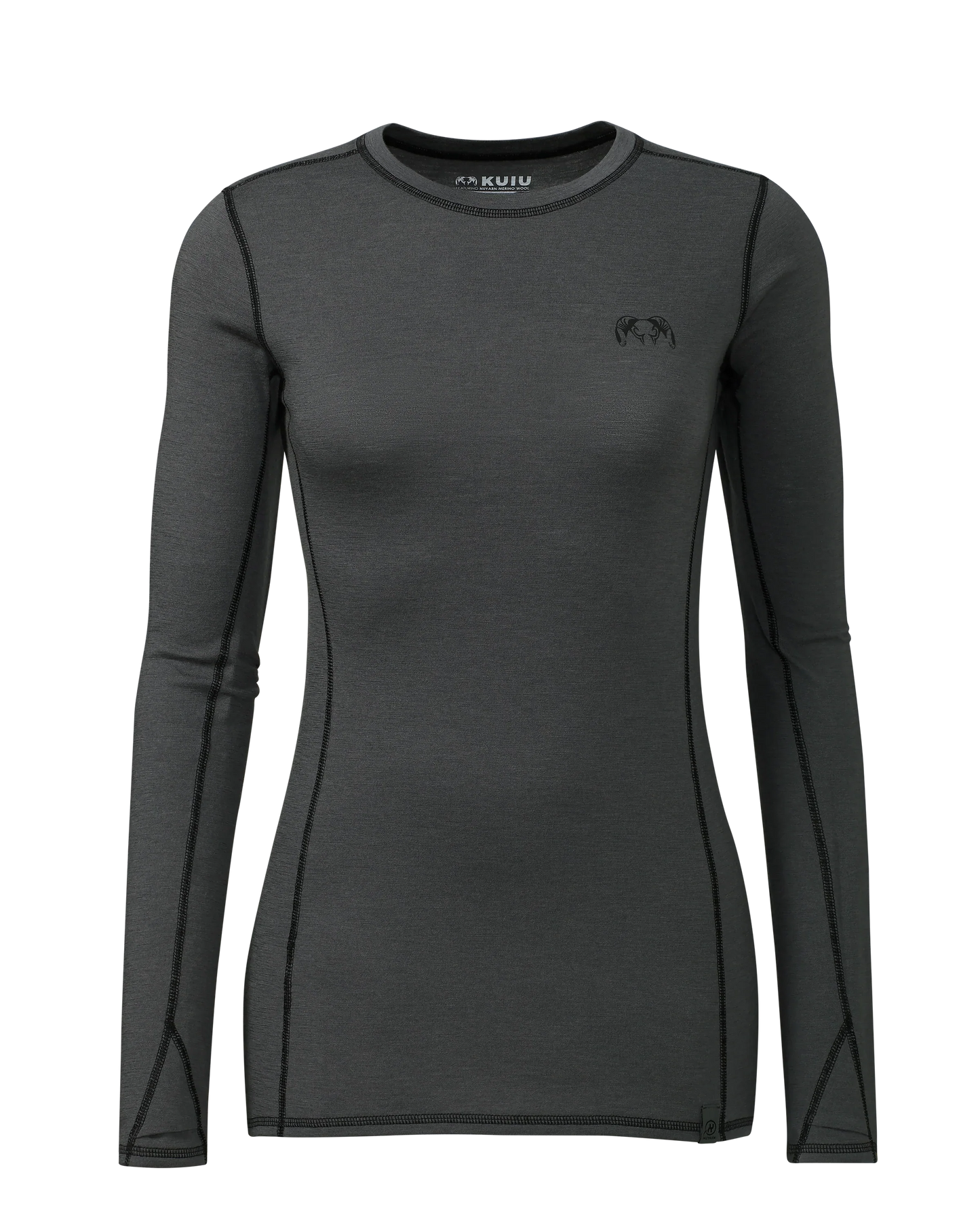 Women's ULTRA Merino 145 LS Crew | Gunmetal
