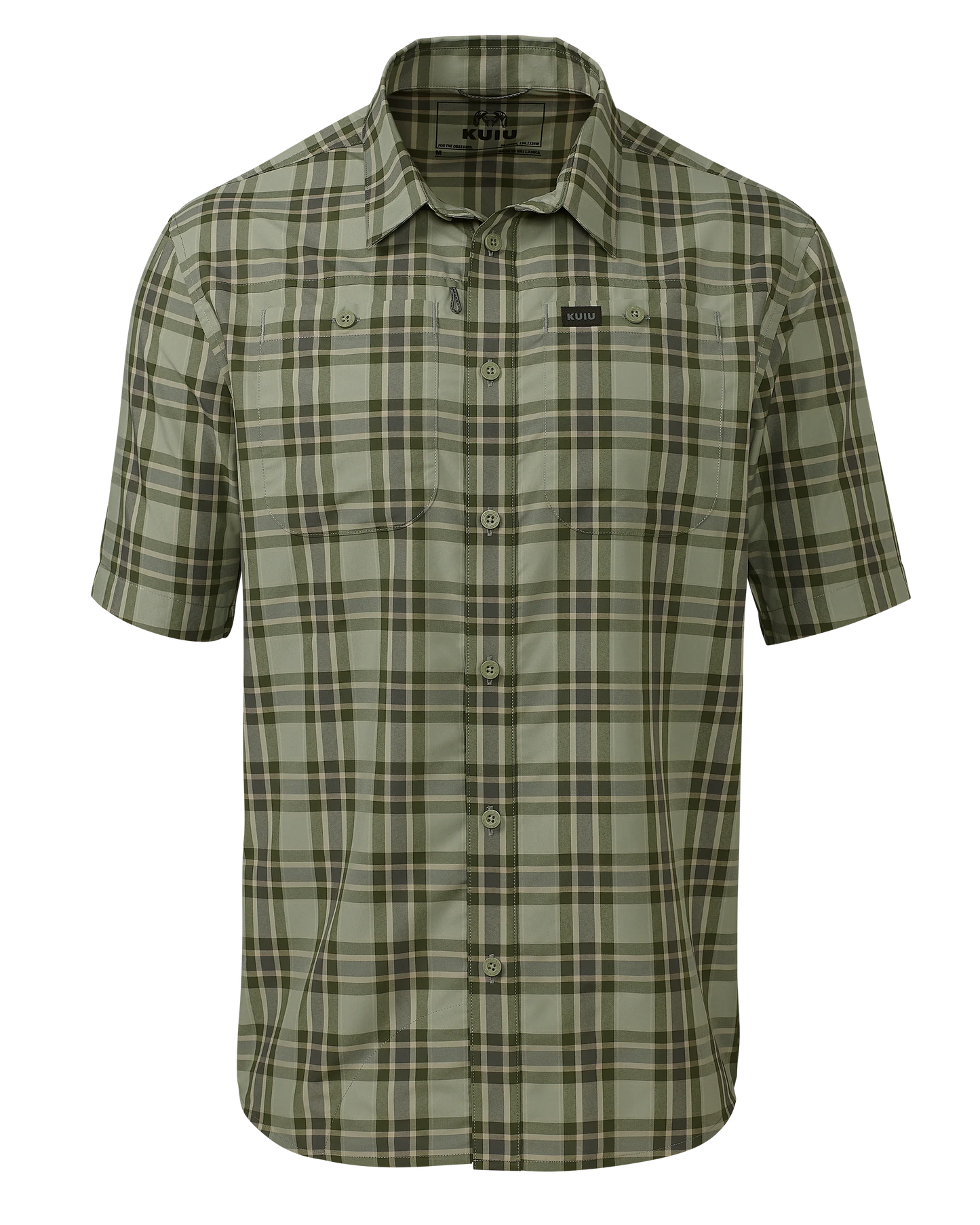 Borrego SS Shirt | Verde Crosscheck Plaid