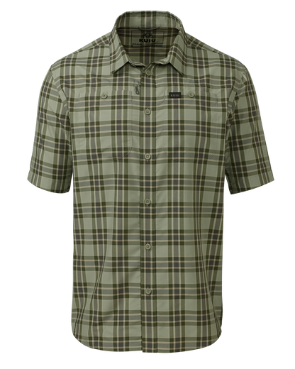 Borrego SS Shirt | Verde Crosscheck Plaid