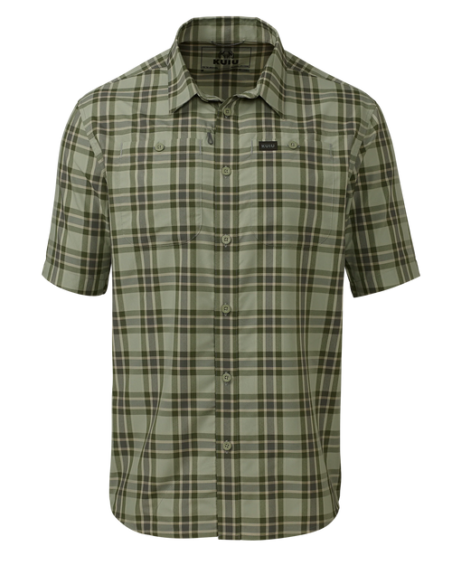 Borrego SS Shirt | Verde Crosscheck Plaid