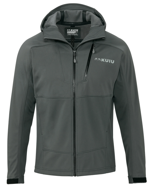 Axis Hybrid Hooded Jacket | Gunmetal