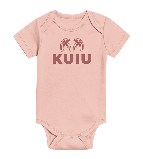 KUIU Stacked Logo Baby One-Piece | Ballet