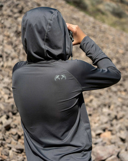 Youth Gila LS Hoodie | Khaki