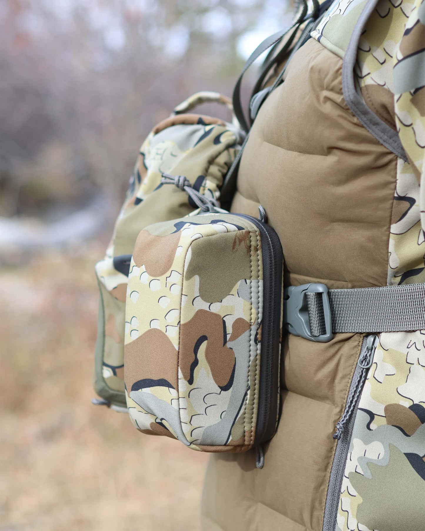 PRO G3 Bino Harness Accessory Pocket | Ash