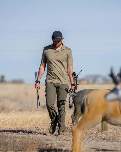 KUIU Performance Polo Topo | Gunmetal Topo