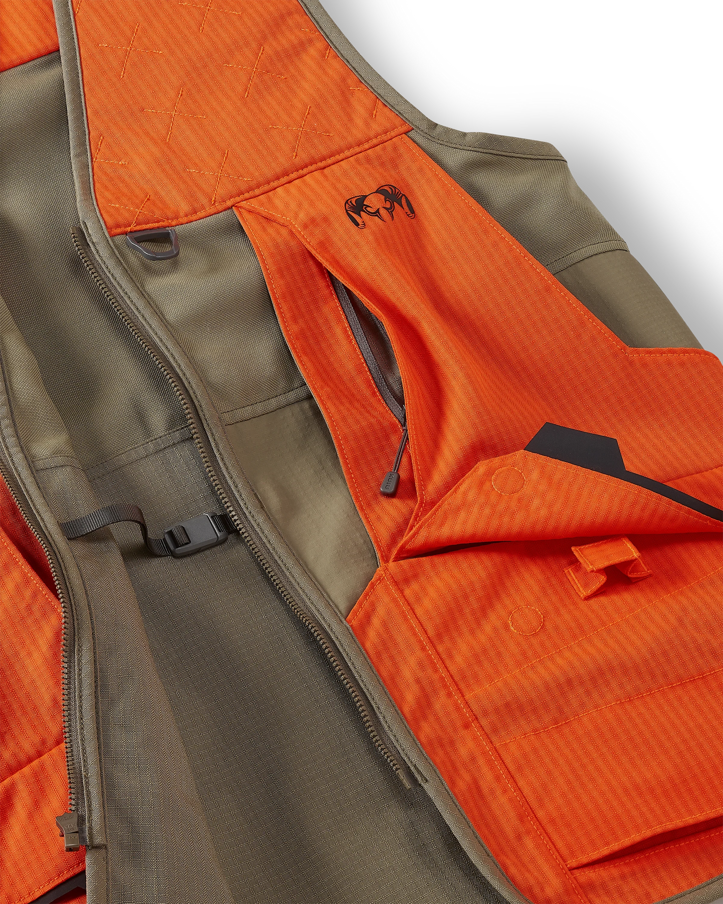 Core Upland Vest | Khaki/Blaze Orange