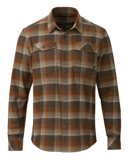 Field Flannel Shirt | Saddle Blockline