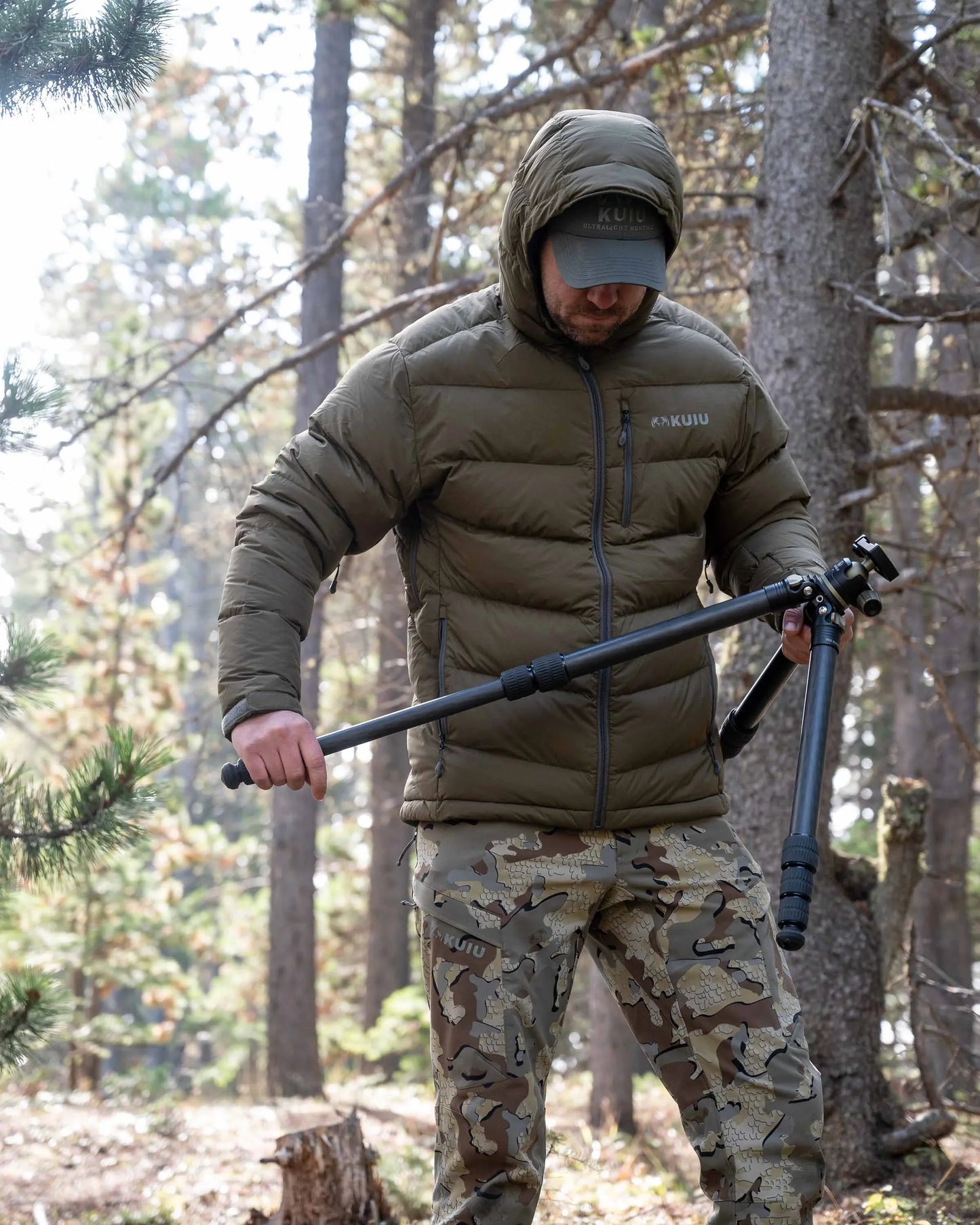 Super Down PRO Hooded Jacket | Verde