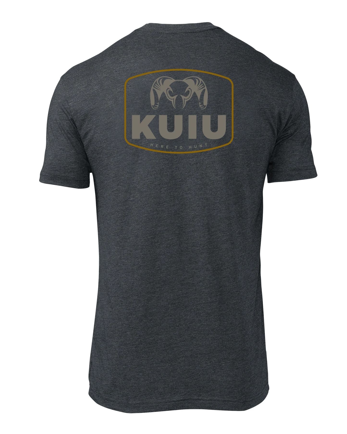 KUIU Here to Hunt Patch T-Shirt | Charcoal