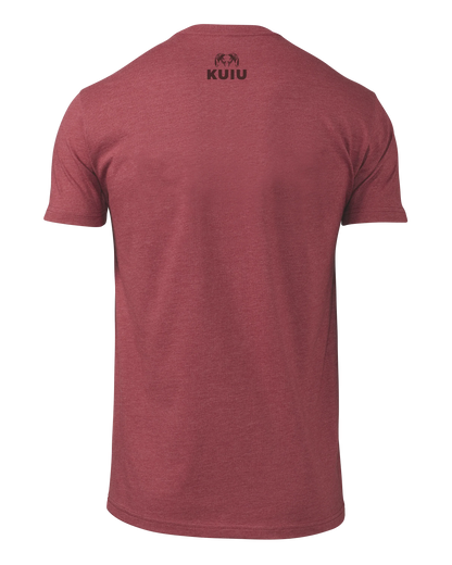 KUIU Here to Hunt Logo T-Shirt | Cardinal