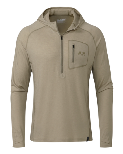 ULTRA Merino 145 Zip-T Hunting Hoodie | Bone