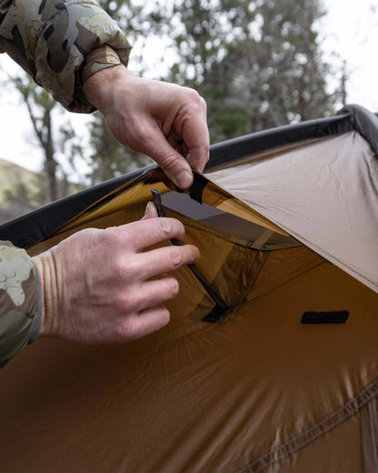 Mountain Star 3 Person Tent Set | Gunmetal-Camel