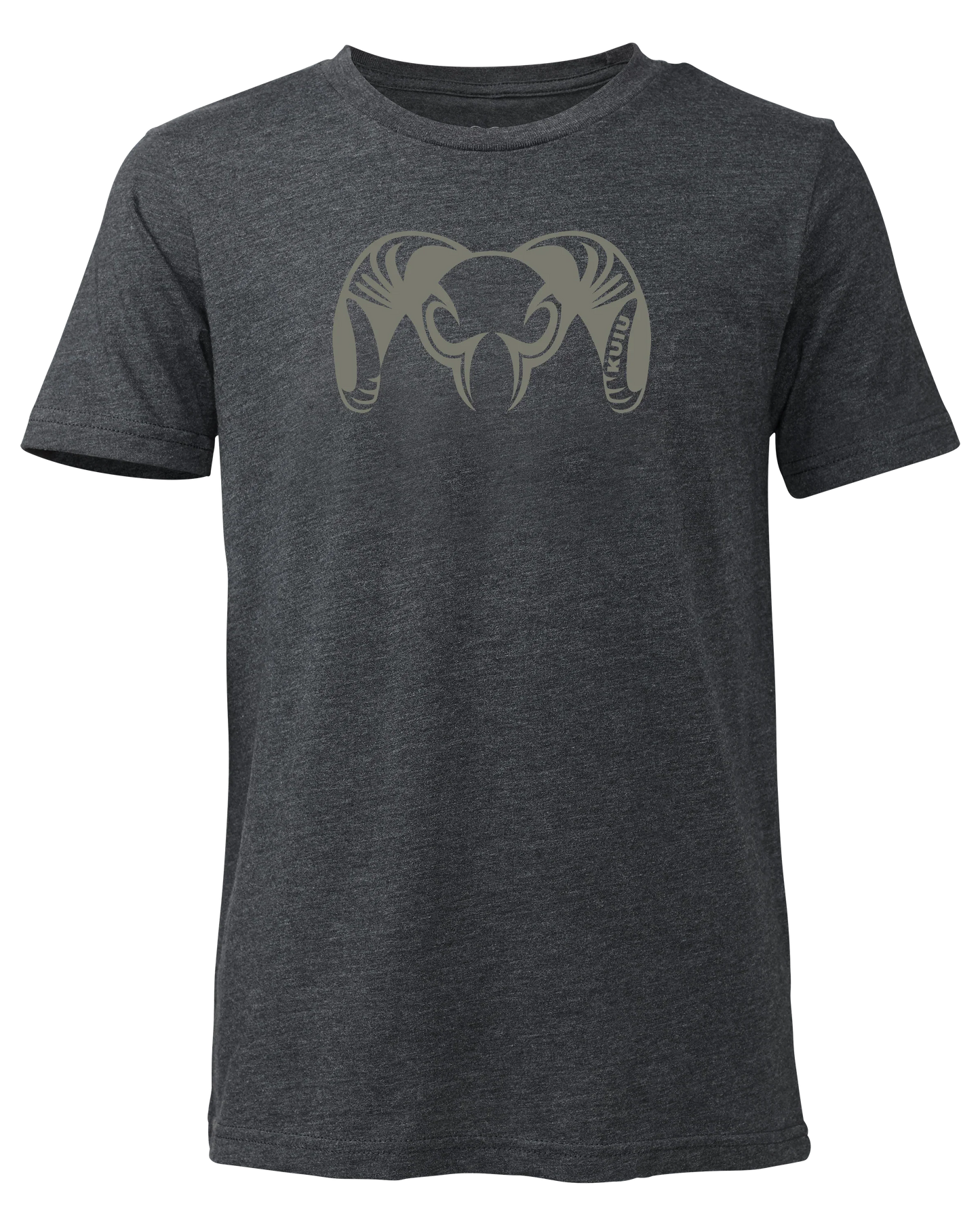Youth Engraved Ram T-Shirt | Charcoal