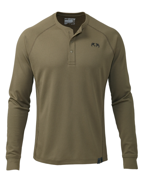 PRO Merino 200 Henley | Ash