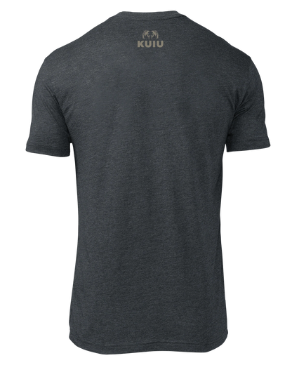 KUIU Square Chest Logo T-Shirt | Charcoal
