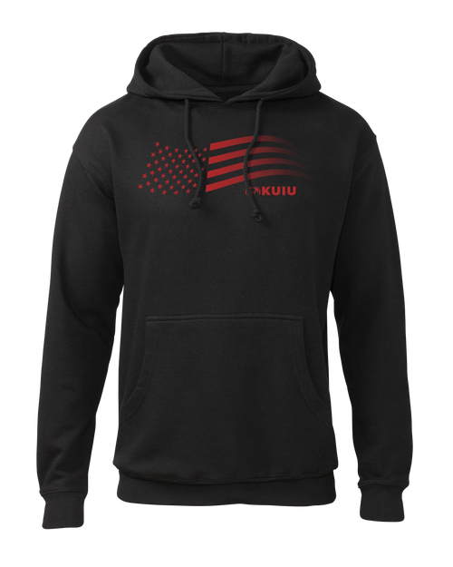 KUIU Flag Hoodie | Black