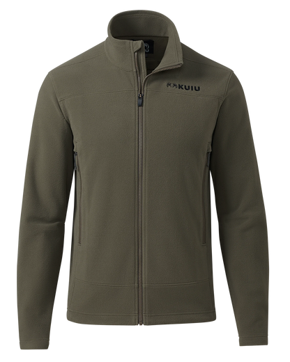 Border Fleece Full Zip | Ash