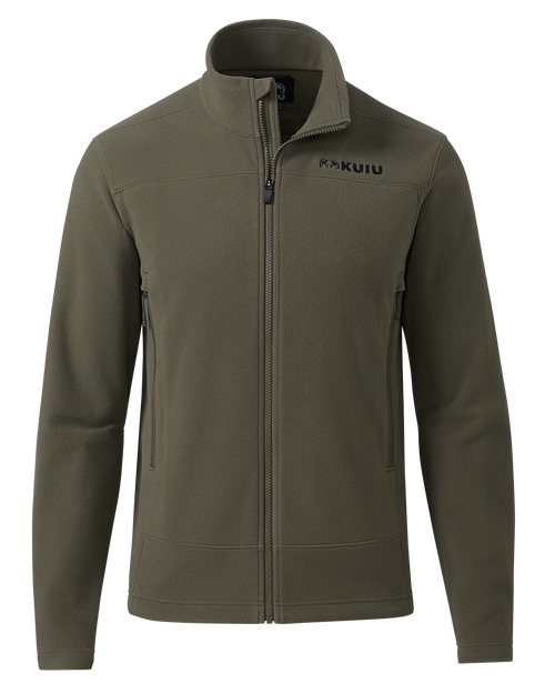Border Fleece Full Zip | Ash