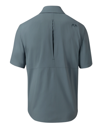 Mesa Vented SS Snap Shirt | Slate