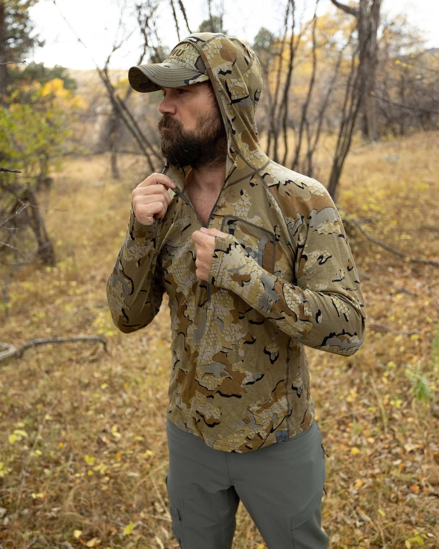 ULTRA Merino 145 Zip-T Hunting Hoodie | Verde