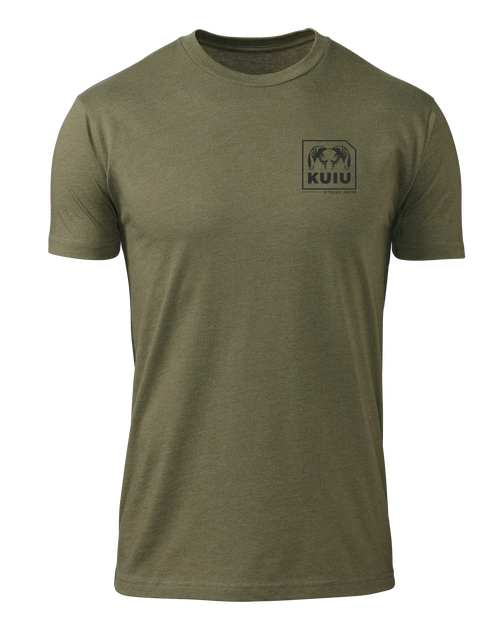 KUIU Square Chest Logo T-Shirt | Military Green