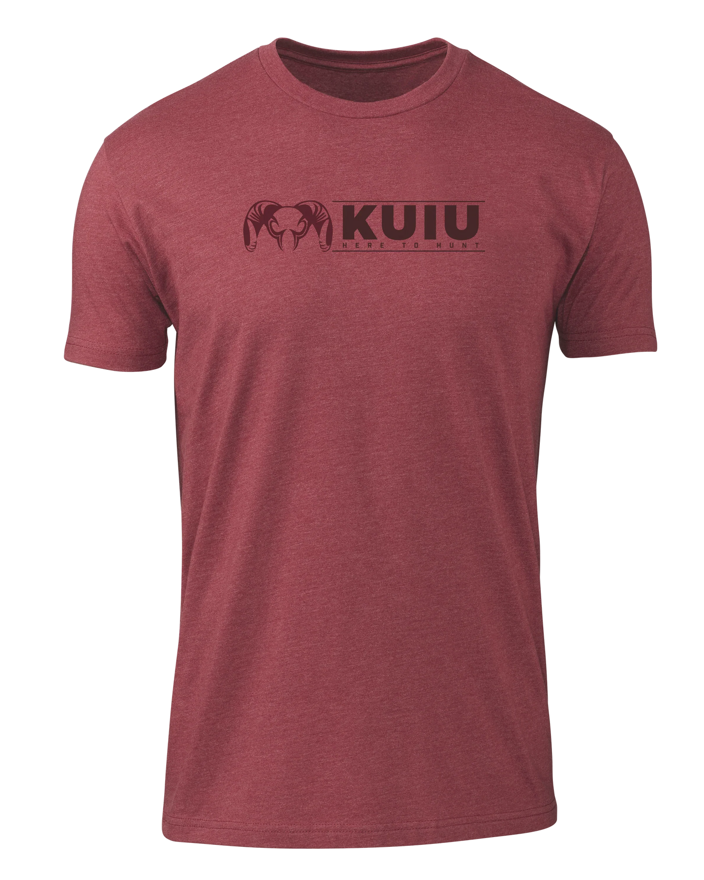 KUIU Here to Hunt Logo T-Shirt | Cardinal