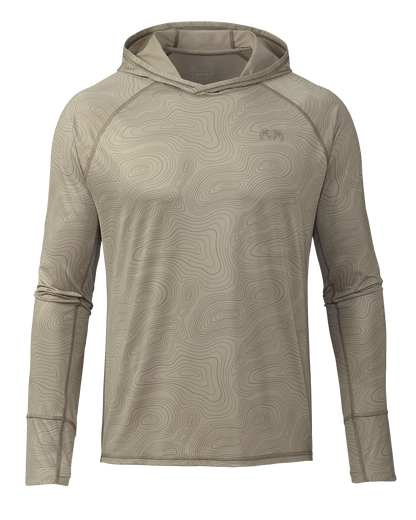 Gila LS Hoodie Topo | Bone Topo Print