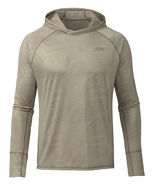 Gila LS Hoodie Topo | Bone Topo Print