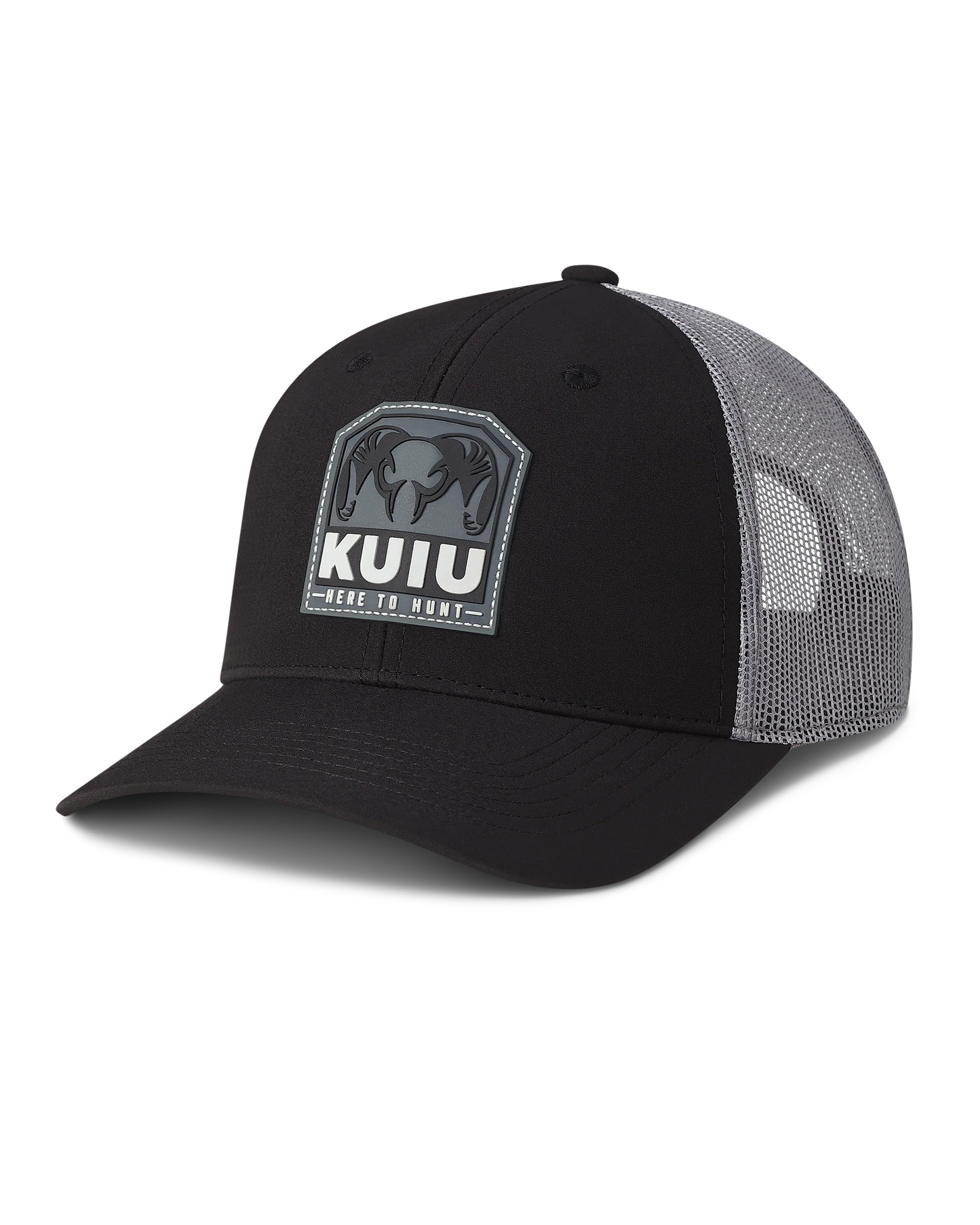 KUIU Here to Hunt Patch Hat | Black/Grey