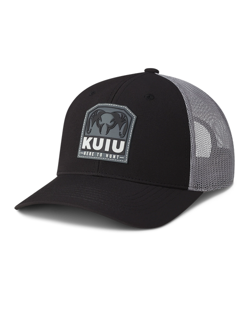 KUIU Here to Hunt Patch Hat | Black/Grey