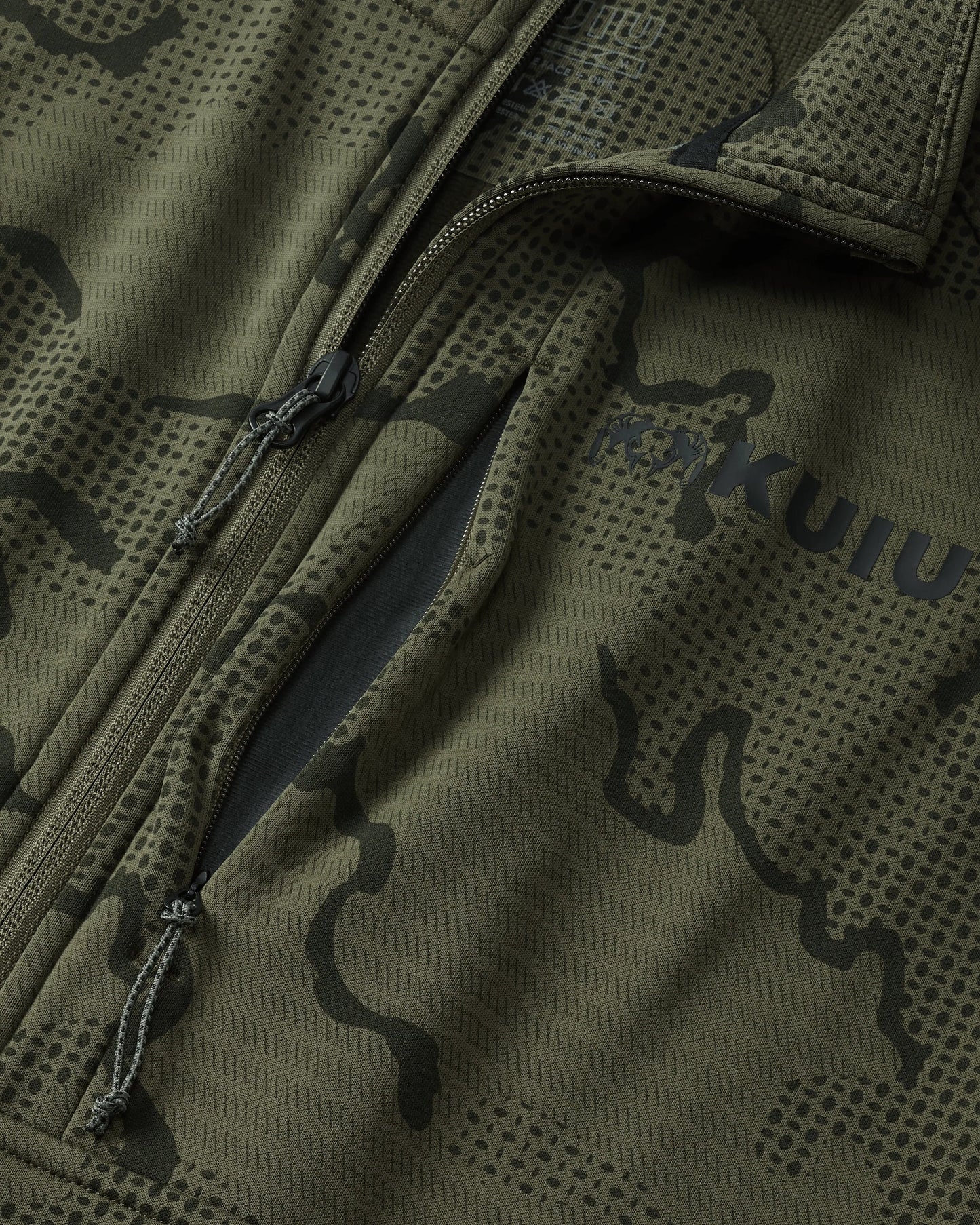 Ridgepoint Fleece Zip-T | Olive Tonal