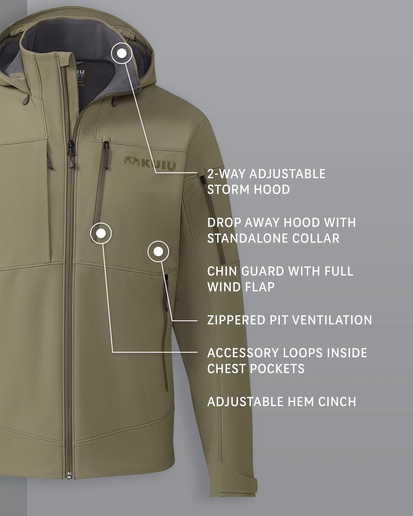 Guide PRO Hooded Jacket | Arctic Shadow