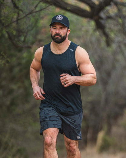 EnduroMesh Tank | Midnight Blue Heather