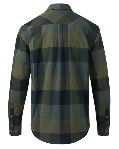Field Flannel Fleece Shirt Jacket | Verde Plaid