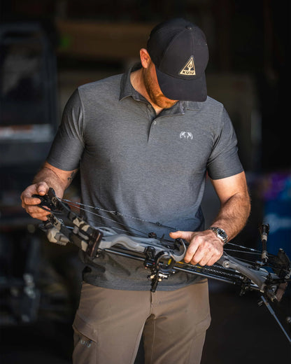 KUIU Performance Polo | Heather Stone