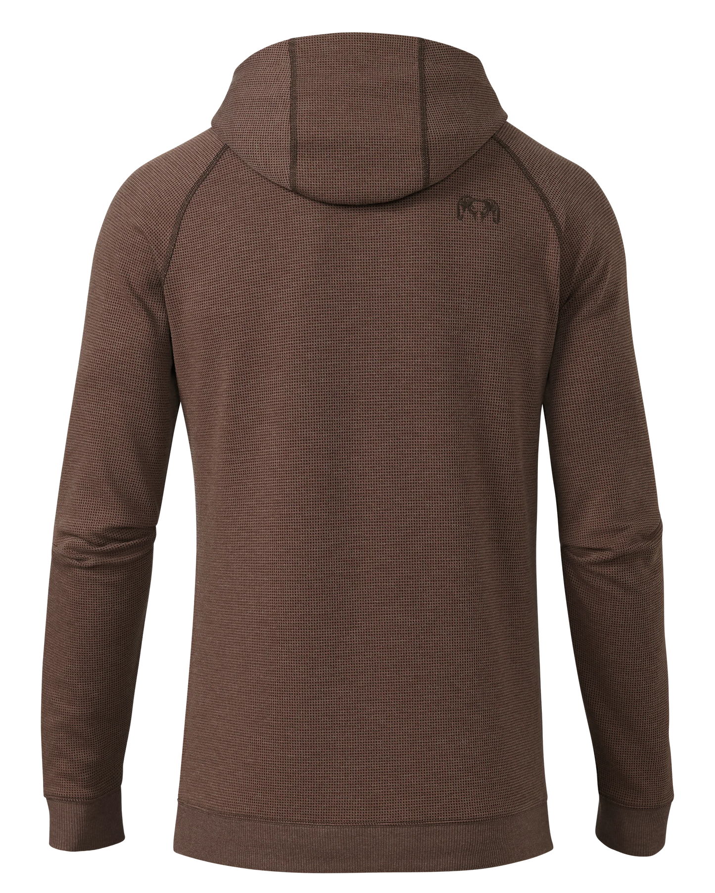 Canyon Waffle Hoodie | Cedar Heather