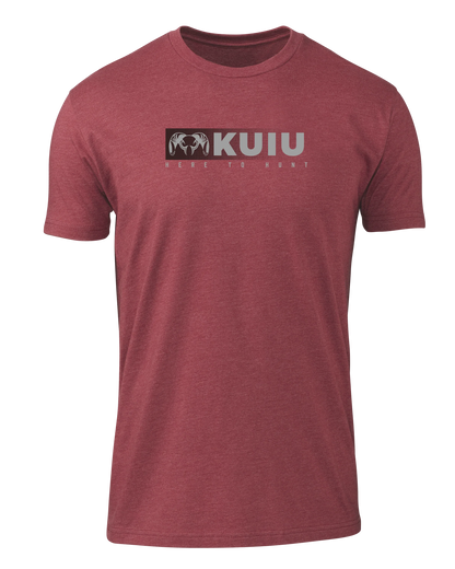 KUIU Here to Hunt Fade T-Shirt | Cardinal