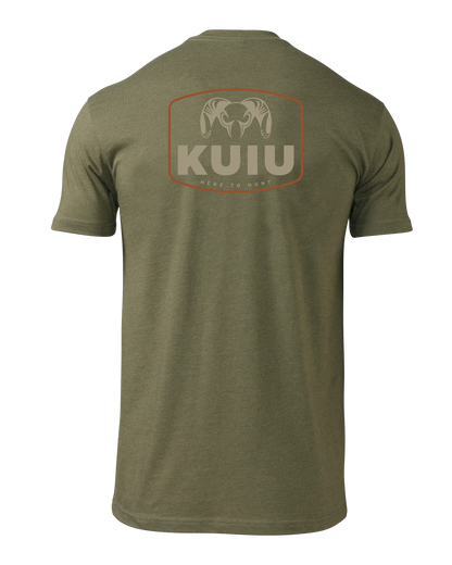 KUIU Here to Hunt Patch T-Shirt | Military Green