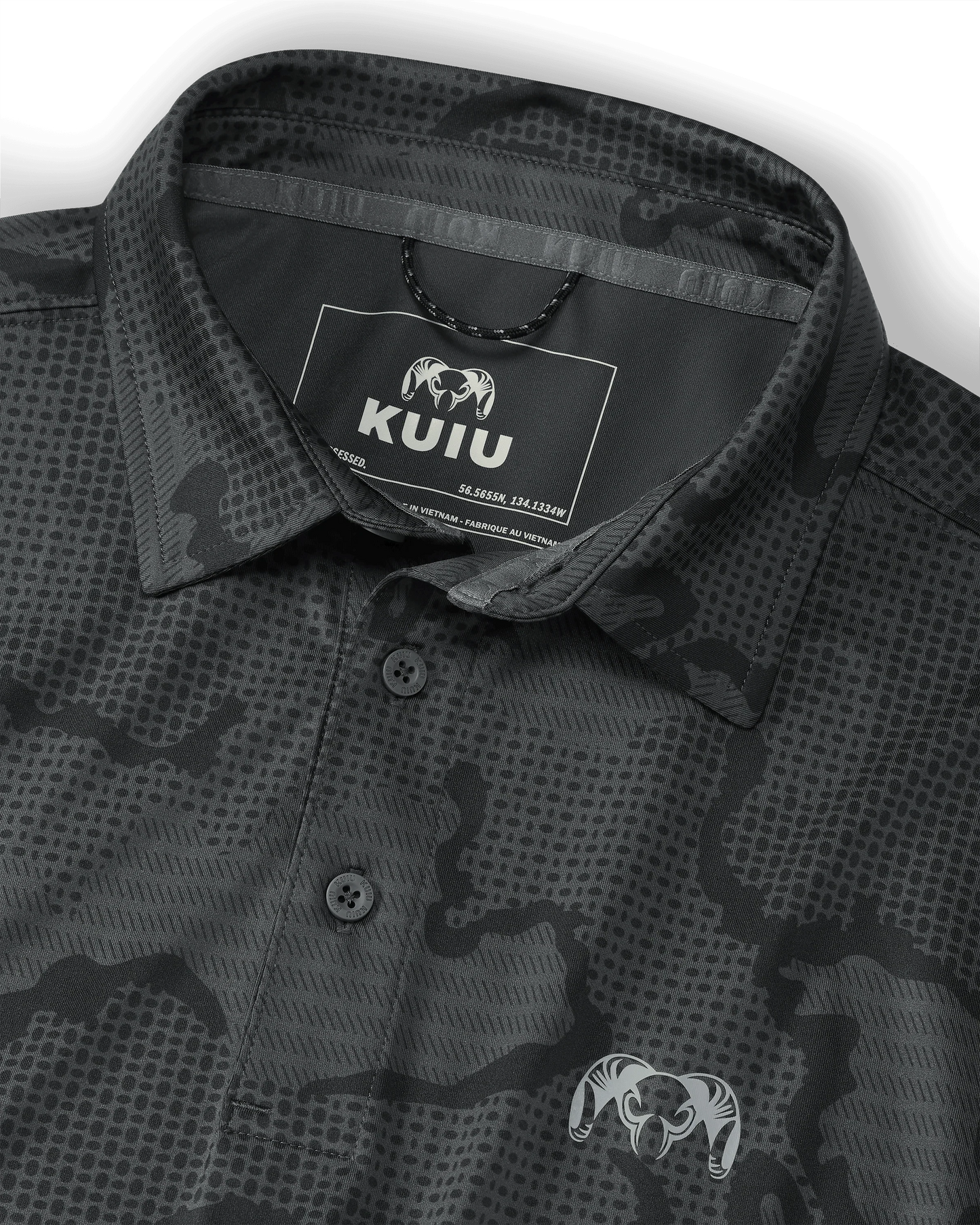 KUIU Performance Polo | Gunmetal Tonal