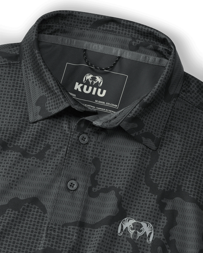 KUIU Performance Polo | Gunmetal Tonal