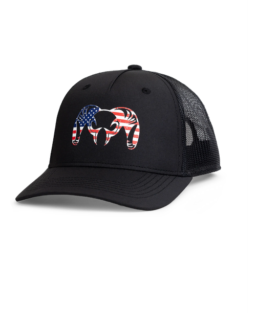 KUIU Patriotic Ram Hat | Black